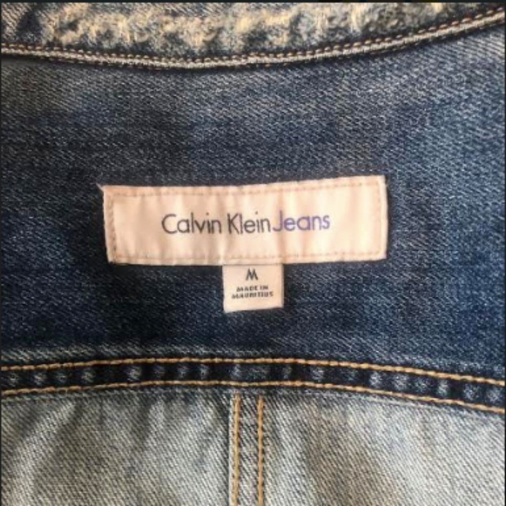Calvin Klein Mens M Denim Jacket